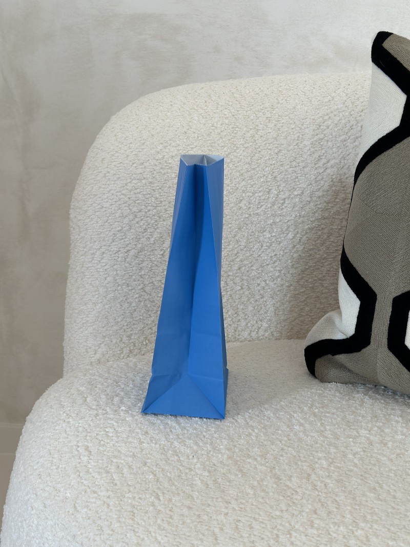Paper Bag - Electric Blue M