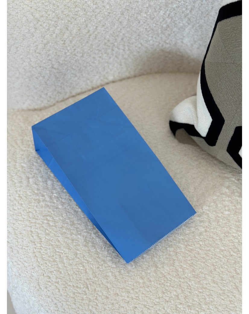 Paper Bag - Electric Blue M