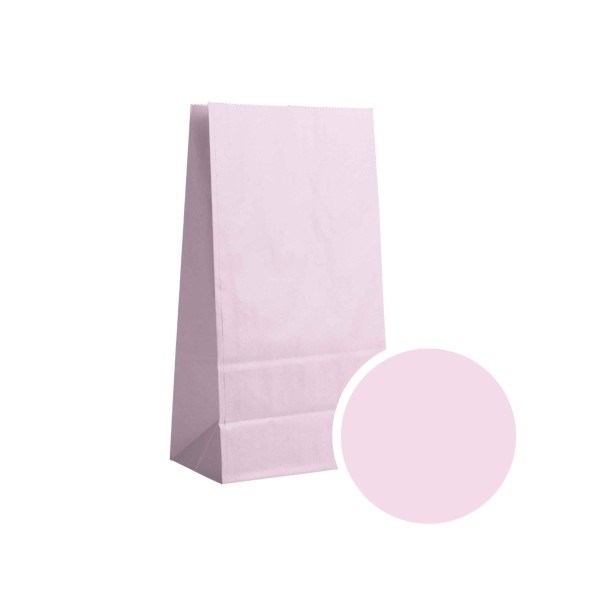 Papiertüte - Zartrosa M