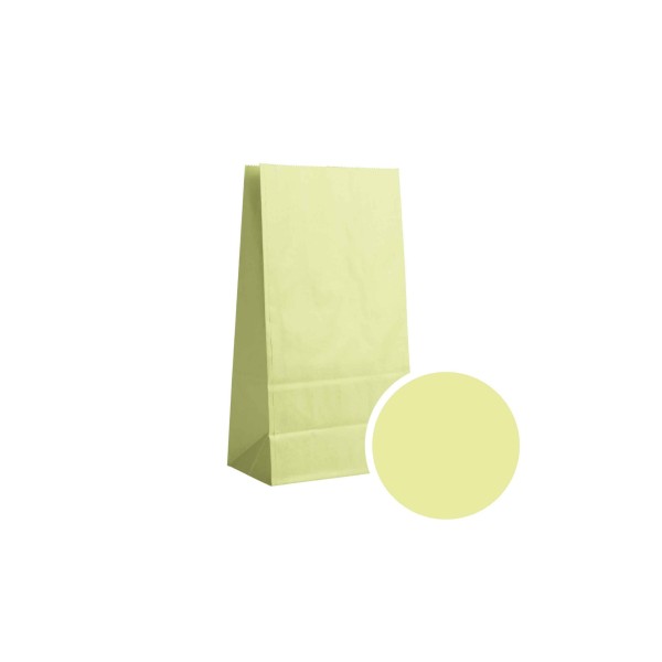 Papieren tas – Pastelgeel S