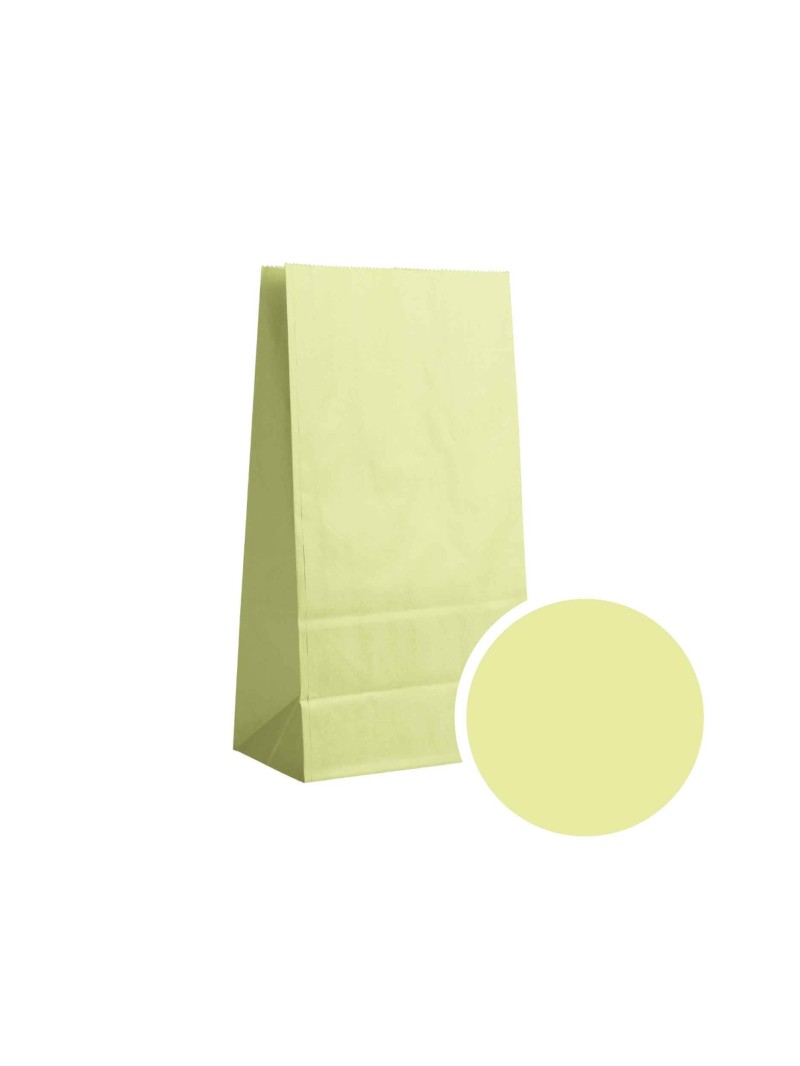 Papieren tas – Pastelgeel S
