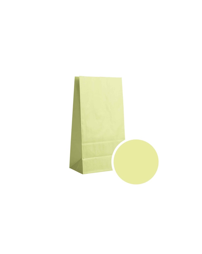 Papieren tas – Pastelgeel S