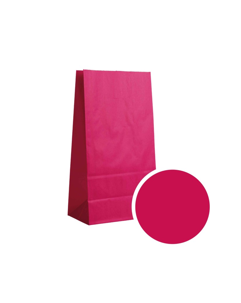 Papier Tasche - Himbeere M