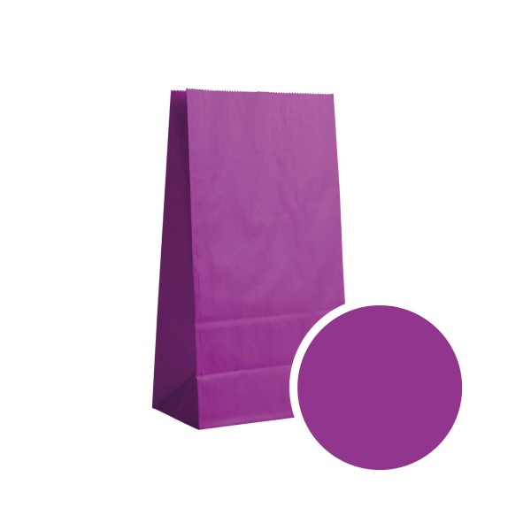 Papieren Tas - Paars M