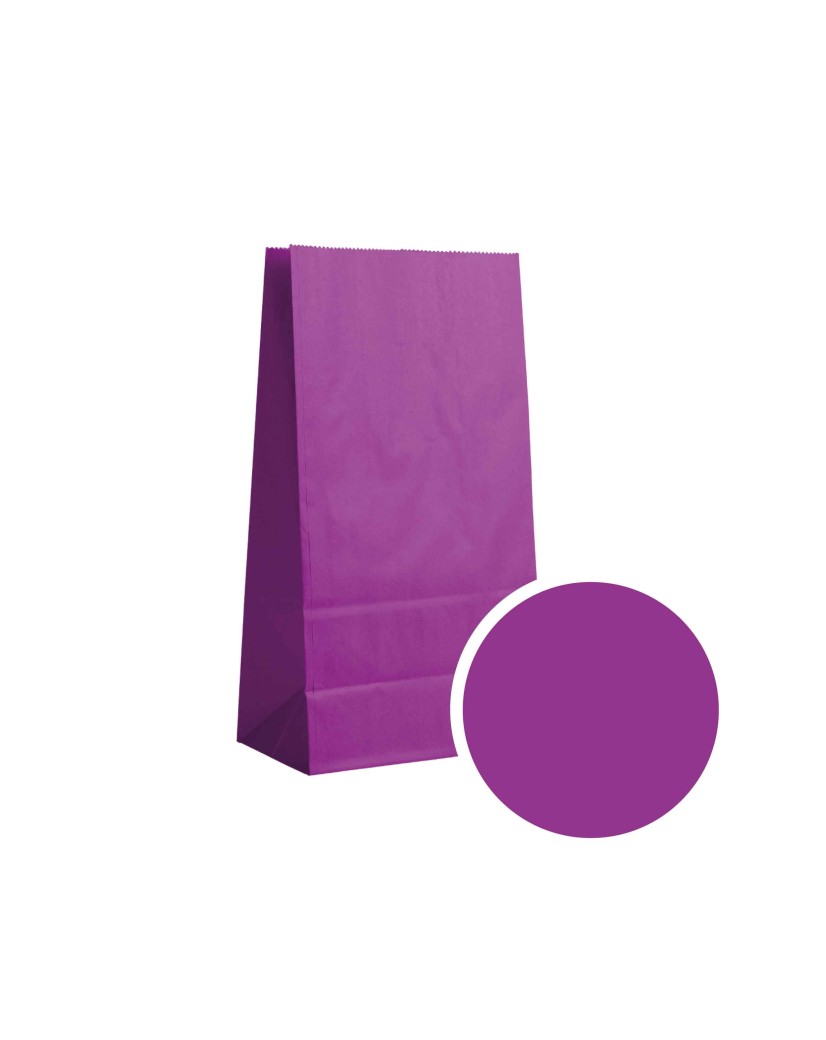 Papieren Tas - Paars M