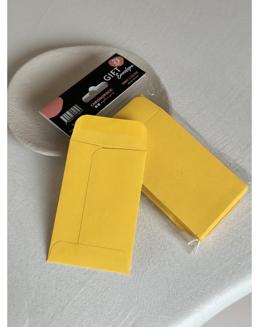 Gift Envelope - Jaune foncé XS