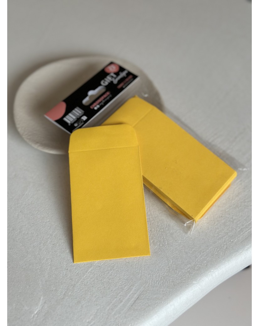 Gift Envelope - Jaune foncé XS