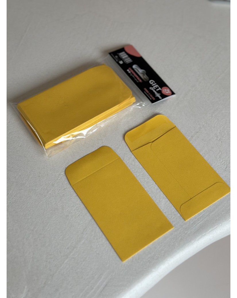 Gift Envelope - Jaune foncé XS