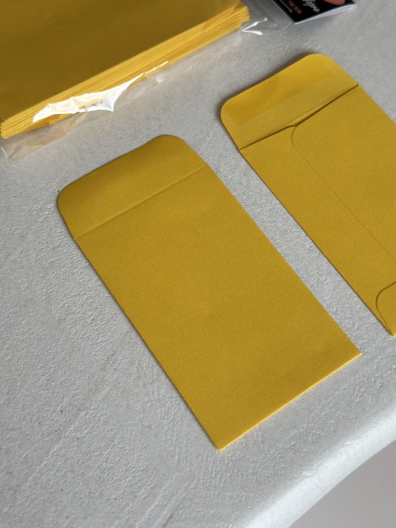 Gift Envelope - Jaune foncé XS
