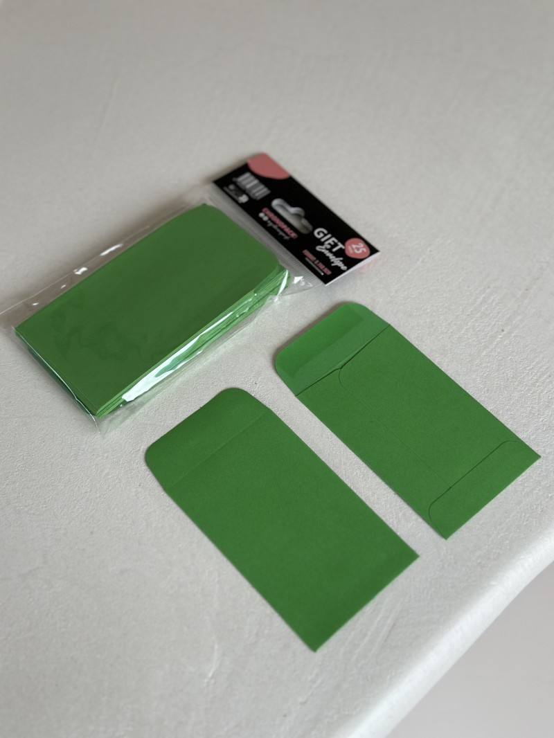 Gift Envelope - Vert sapin XS