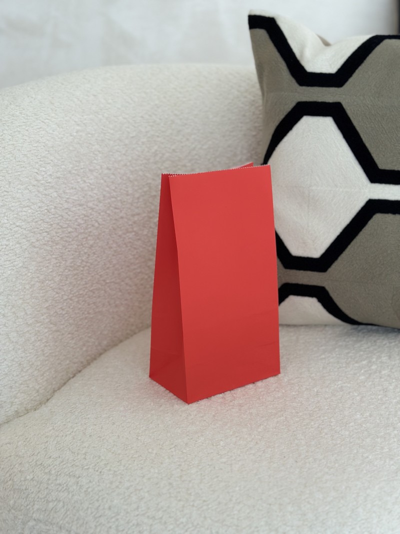 Papieren tas - Rood M