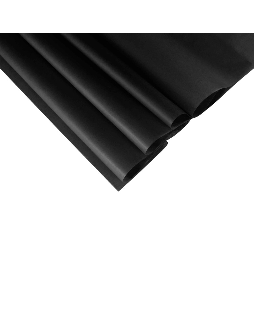 Seidenpapier - Schwarz ohne Aufdruck