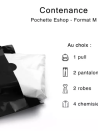 POLYMAILER ZWART - M (40X33CM)