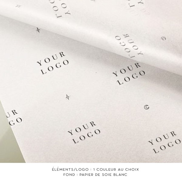Tissue Paper - White personalized