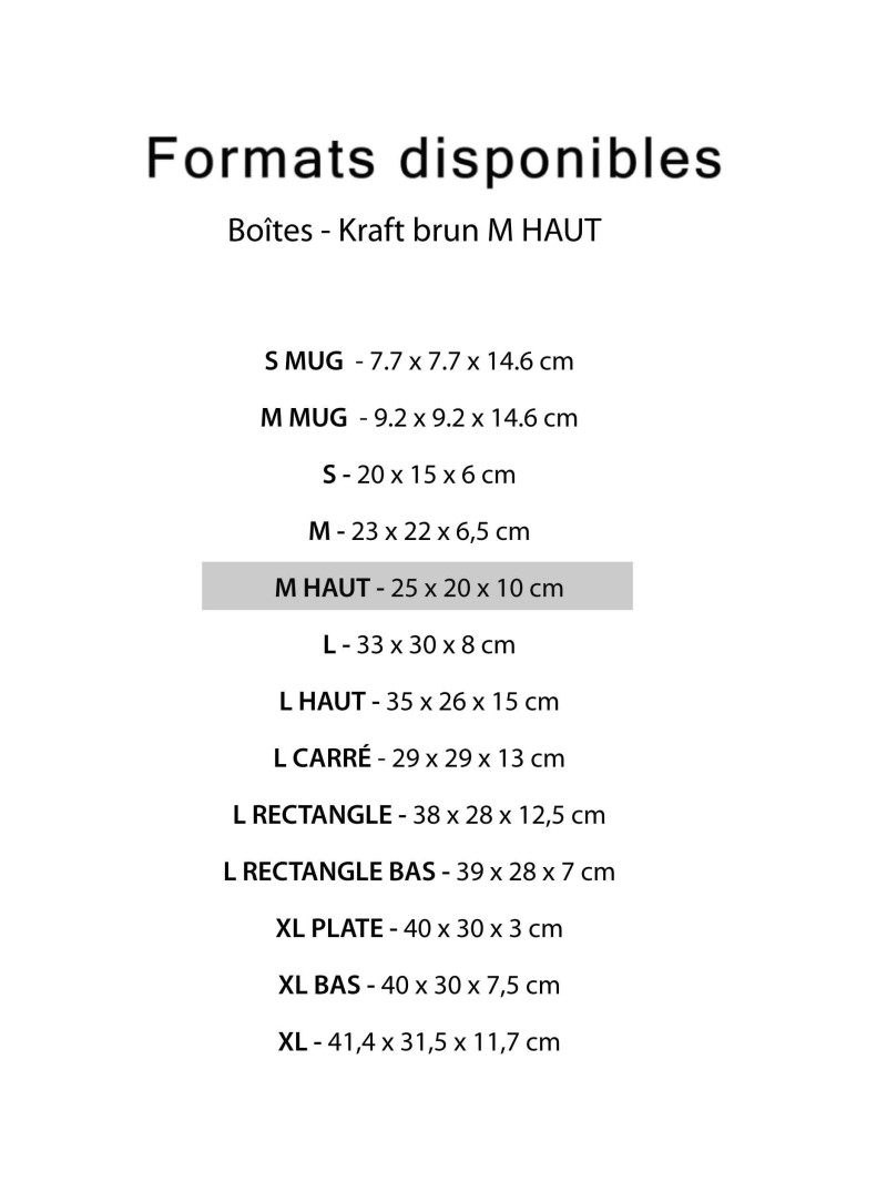 Boîte d'envoi personnalisable 25x20x10cm | Chronopack