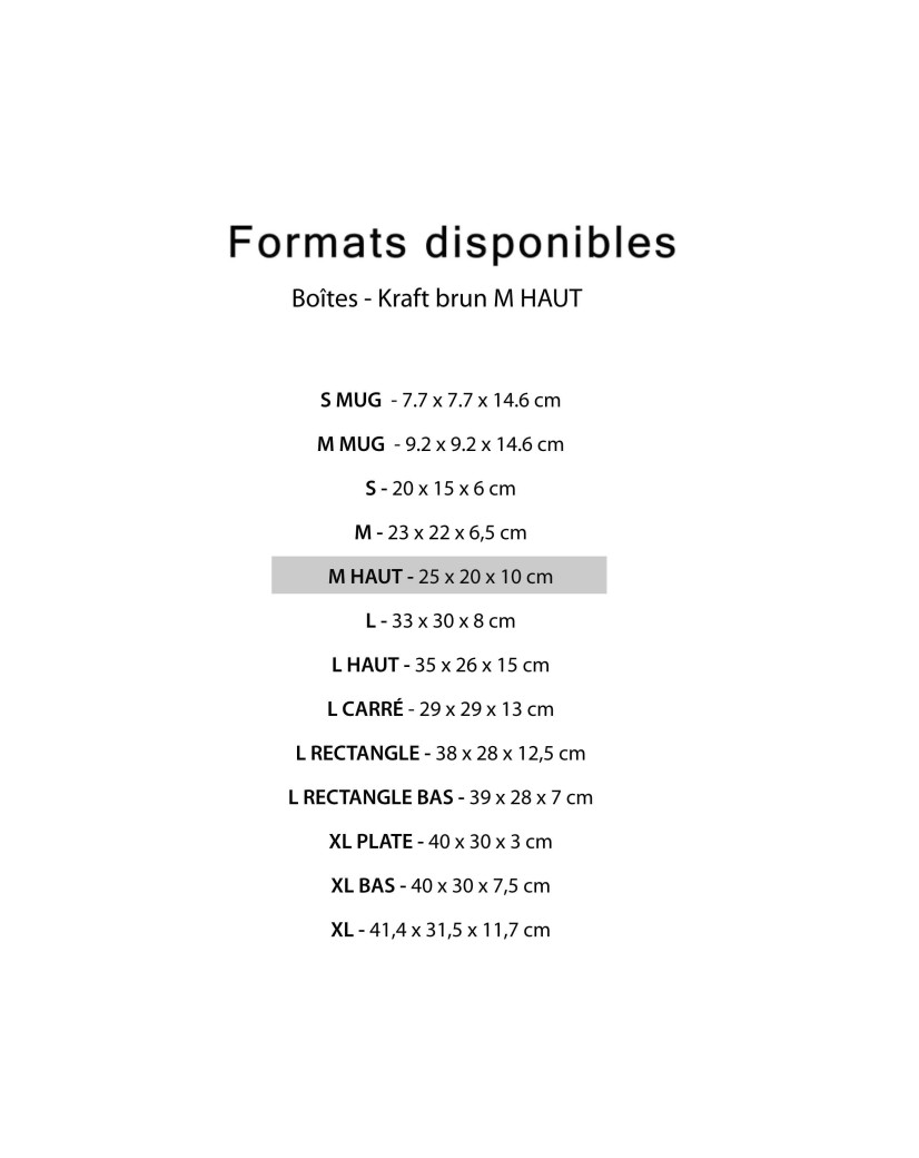 Boîte d'envoi personnalisable 25x20x10cm | Chronopack