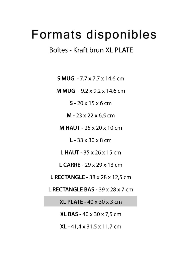 Boîte d'envoi personnalisable 40x30x3cm | Chronopack