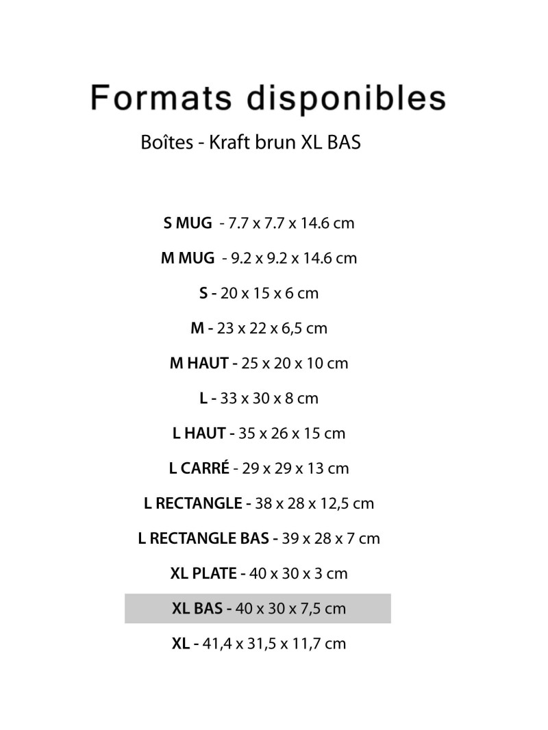 Boite d'envoi personnalisable 40x30x7,5cm  - Chronopack