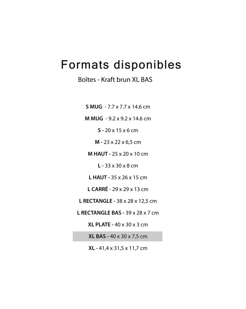 Boite d'envoi personnalisable 40x30x7,5cm  - Chronopack