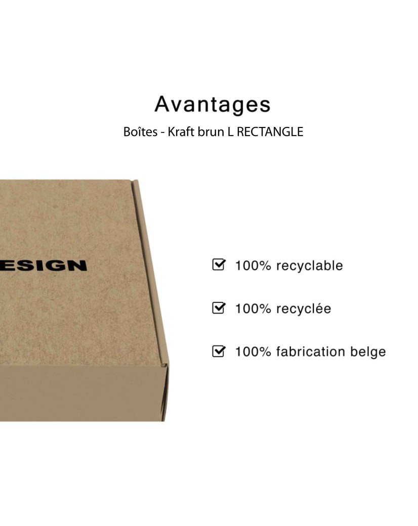 Boîte d'envoi personnalisable 38x28x12,5cm | Chronopack