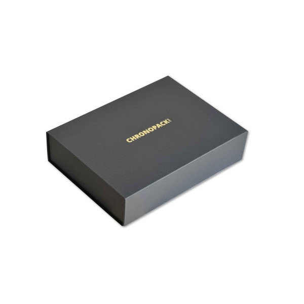 Magnetic box - Your logo hot stamped - L