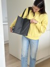 Sac tissu noir personnalisé pas cher et respectueux de l'environnement