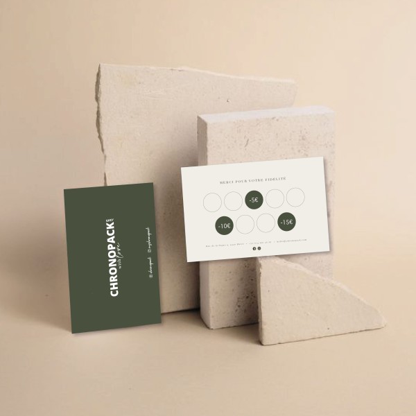 Customized loyalty card