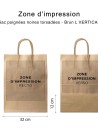 Moonpack Sac poignées torsadées Kraft L