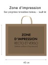 BOOT PAPIEREN TAS - KRAFT M (45X14X35CM)