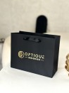 Moonpack Sac papier luxe poignées rubans - Noir S