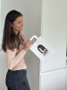 Moonpack Sacs poignées plates papier blanc S