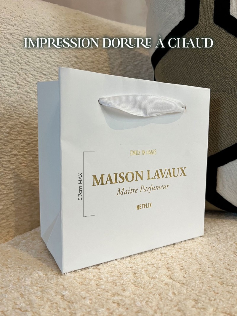 Geschenktüte - PRESTIGE – WEIß XL (35x14x45cm)