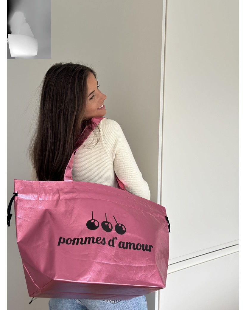 NICE PINK GOLD BAG L (58x24x35cm)