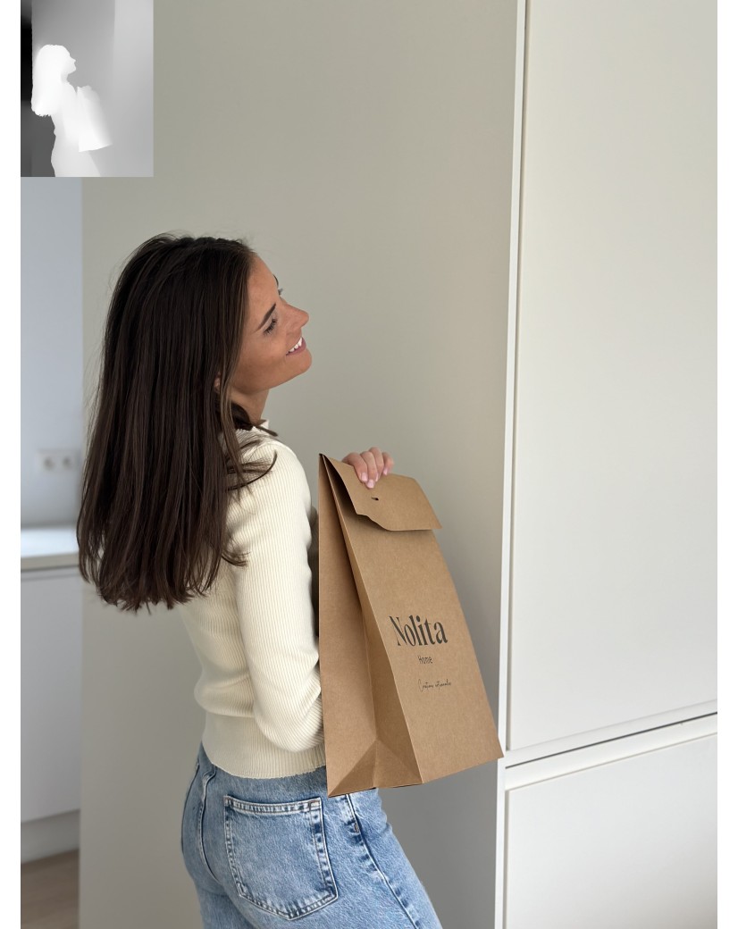 Geschenktüte - PRESTIGE – KRAFT L (30x12x40cm)