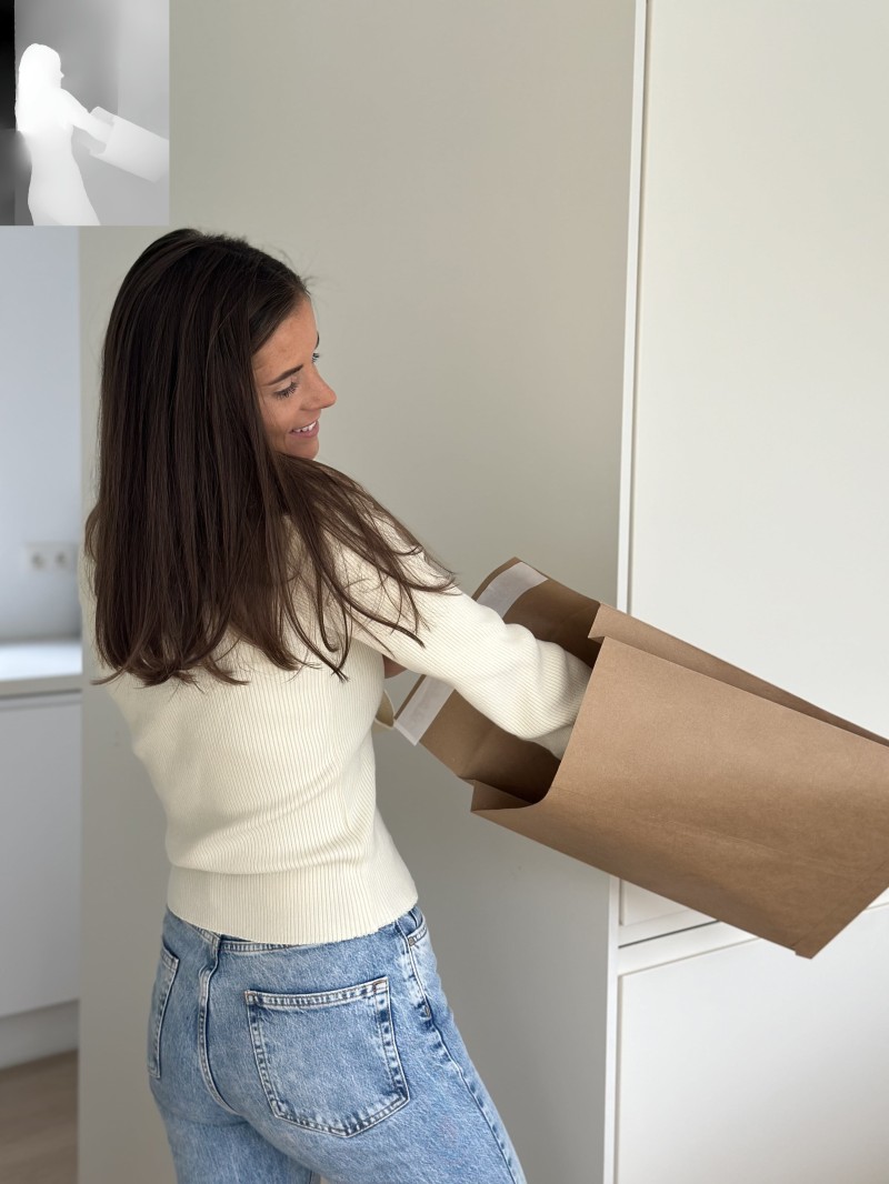 Extra starker wiederverschließbarer Kraftpapier-Versandbeutel Mango M (30x7x45,5cm)