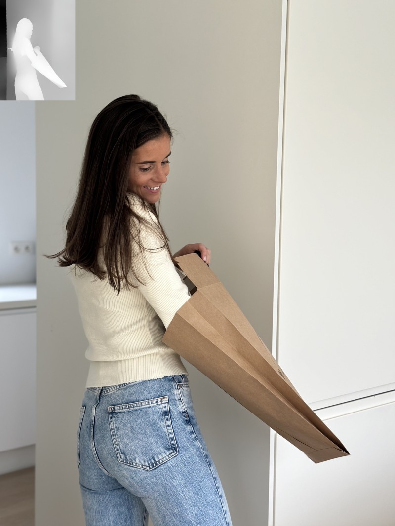 MAILERBAG MODEL MANGO - KRAFT M (30x7x45,5CM)