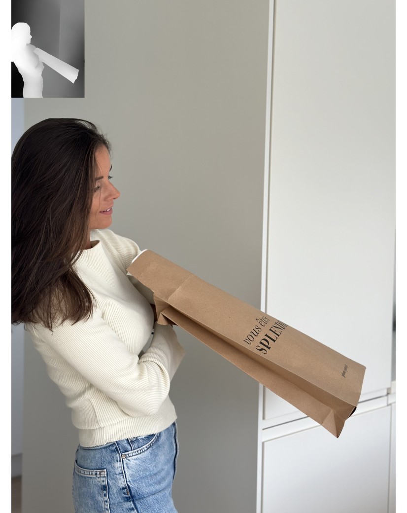 ONSCHEURBARE MAILERBAG - KRAFT M (32X8X43CM)
