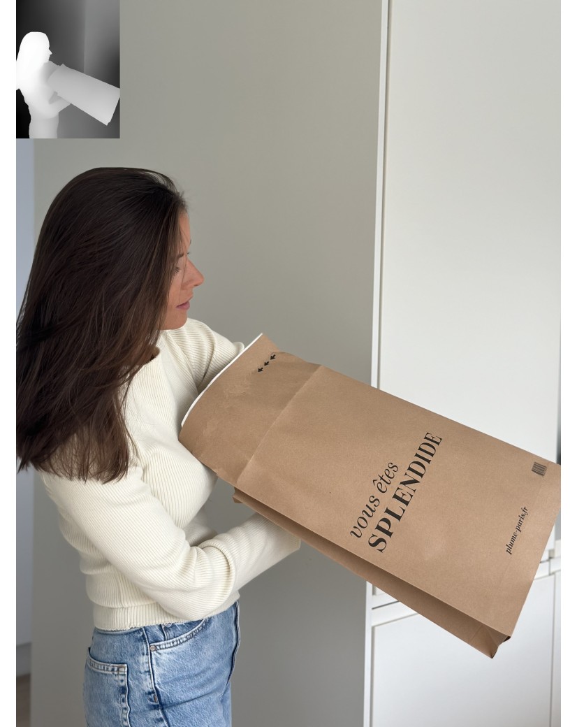 ONSCHEURBARE MAILERBAG - KRAFT M (32X8X43CM)