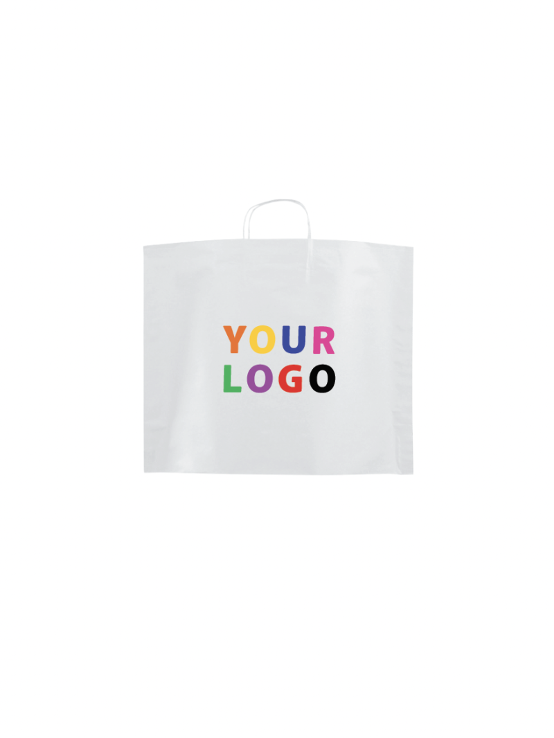 BOOT PAPIEREN TAS - WIT S (33x10x24cm)