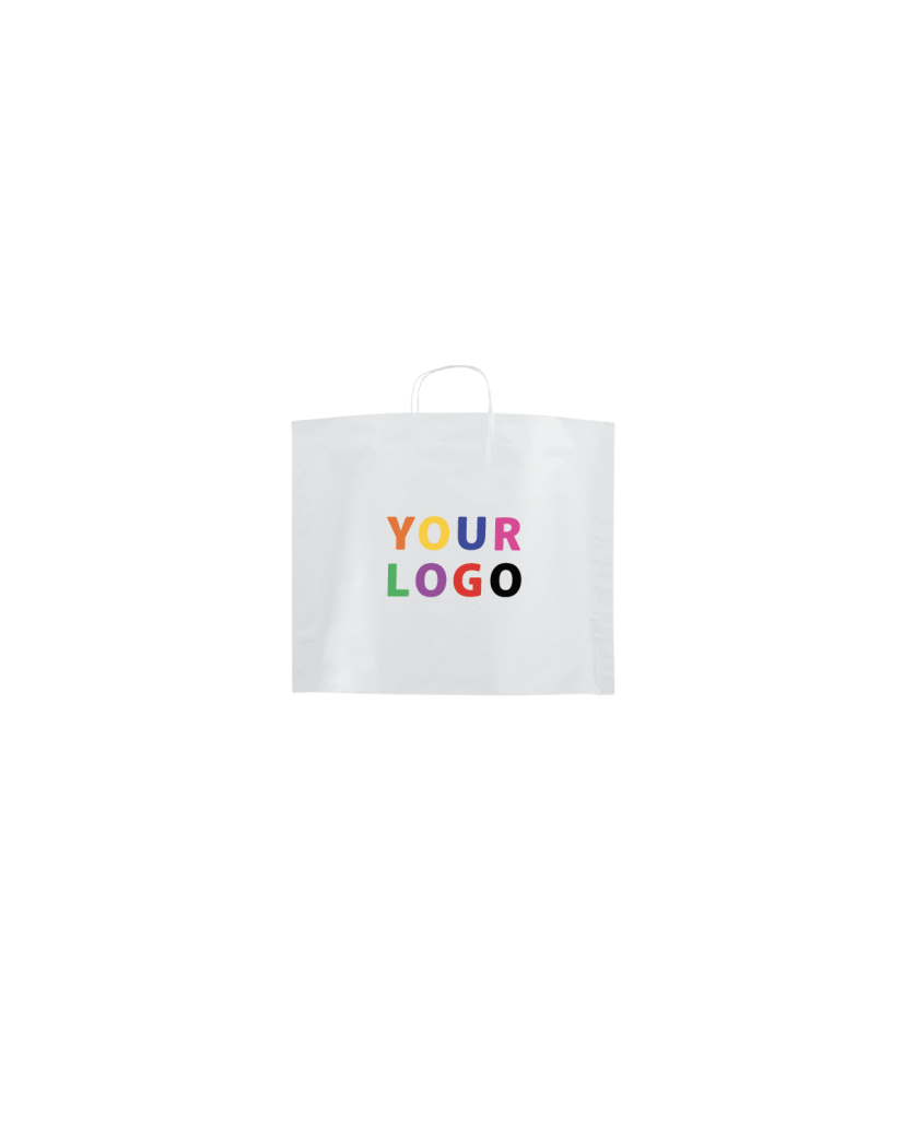 BOOT PAPIEREN TAS - WIT S (33x10x24cm)
