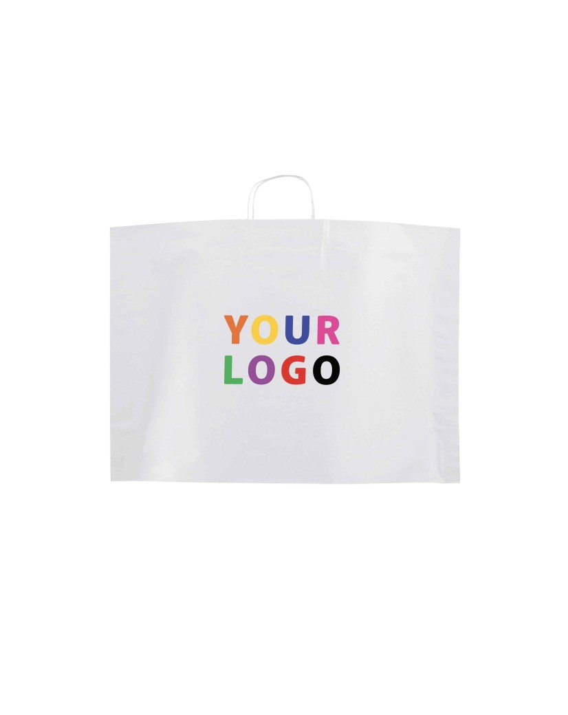 BOOT PAPIEREN TAS - WIT L (60x16x45cm)