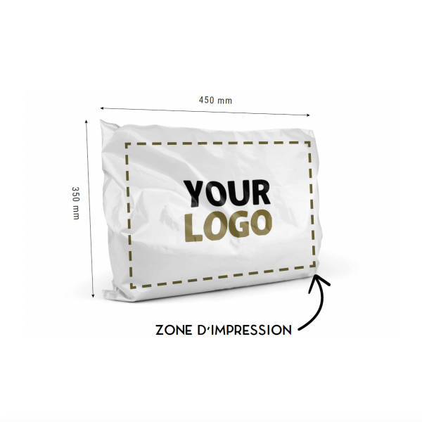 Eshop Eco Pouch - White L (35x45cm)