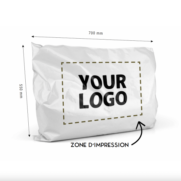 POLYMAILER WIT - XL (70X55CM)