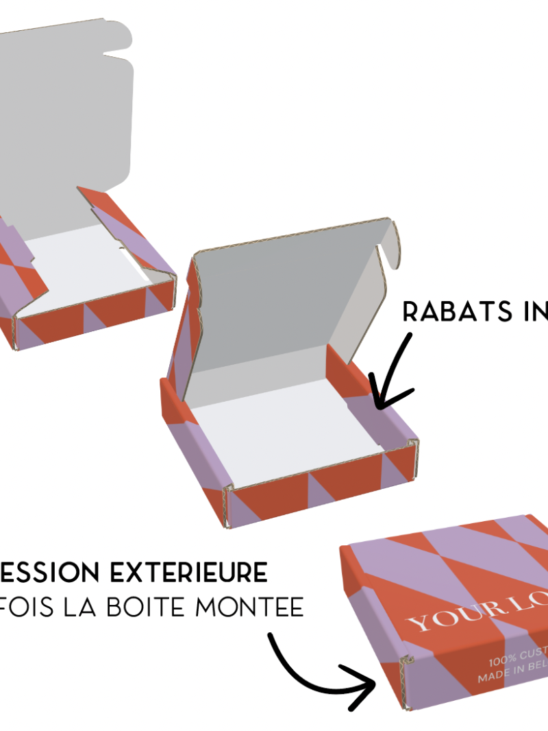 Boîte Monaco XS – Personnalisation complète dès 100 unités