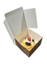 Boite pâtissière personnalisée 13x8cm