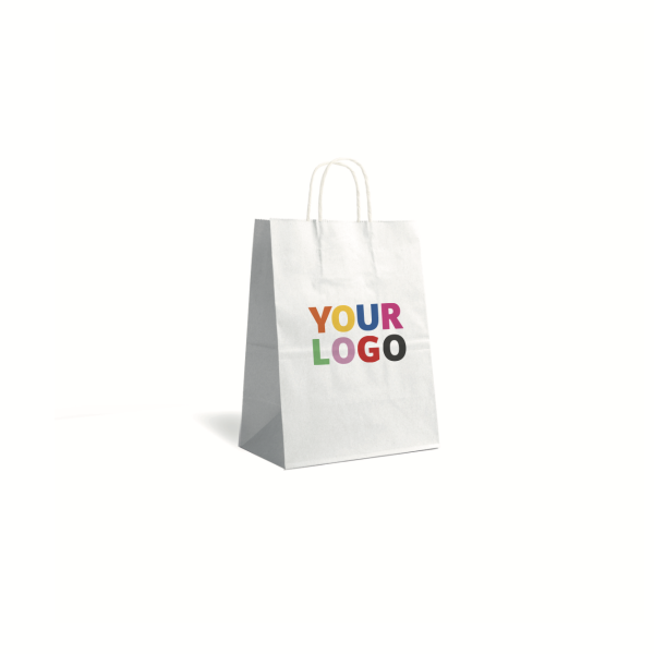 White Kraft Bag M – Your Logo Will Feel Right at Home