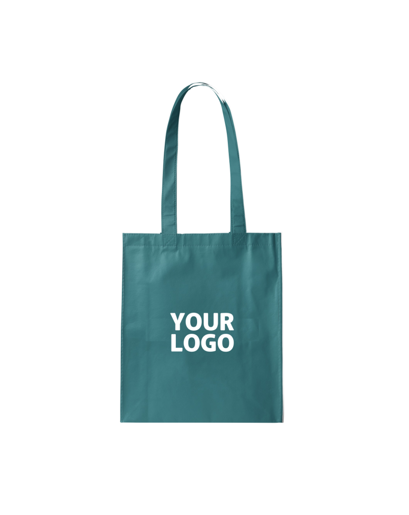 TOTEBAG "PARIJS" PETROL (38x42 cm)