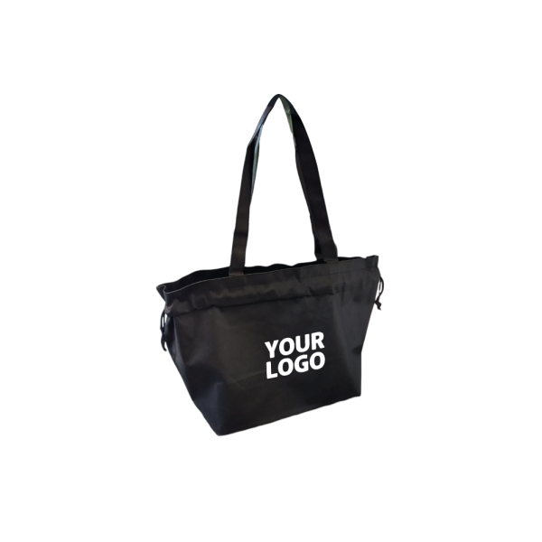 Sac Non Tissé Personnalisé Noir – Cabas Publicitaire modèle Nice M | Moonpack