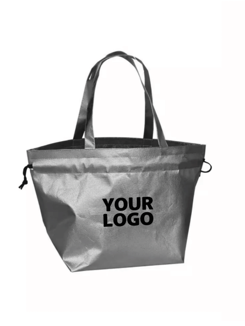 Sac Non Tissé Personnalisé Argenté – Cabas Métallisé Nice L