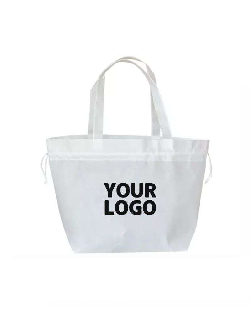 Sac Non Tissé Personnalisé Blanc – Cabas Publicitaire modèle Nice L